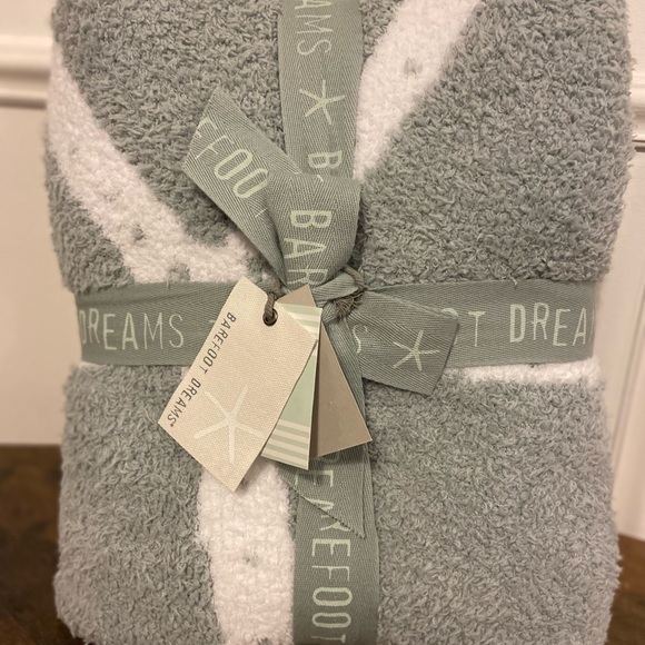 Barefoot Dreams Other Barefoot Dreams Sea Foam Green Starfish Baby Blanket Nwt Poshmark